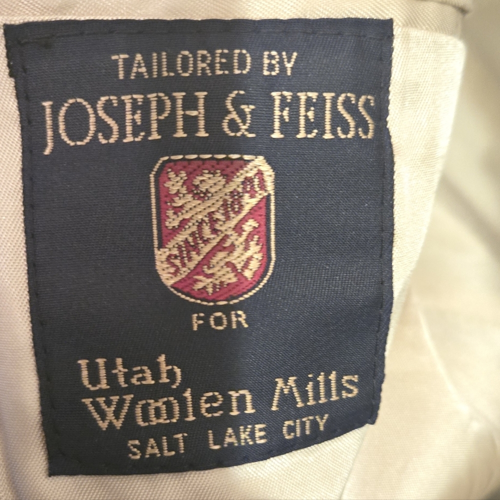 HOST PICK🎉Joseph&Feiss Vintage Tailored Harringbone Wool Mens Sportcoat Sz42L - Picture 8 of 10
